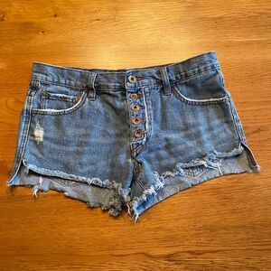 Free People Denim Shorts Size 26 Waist